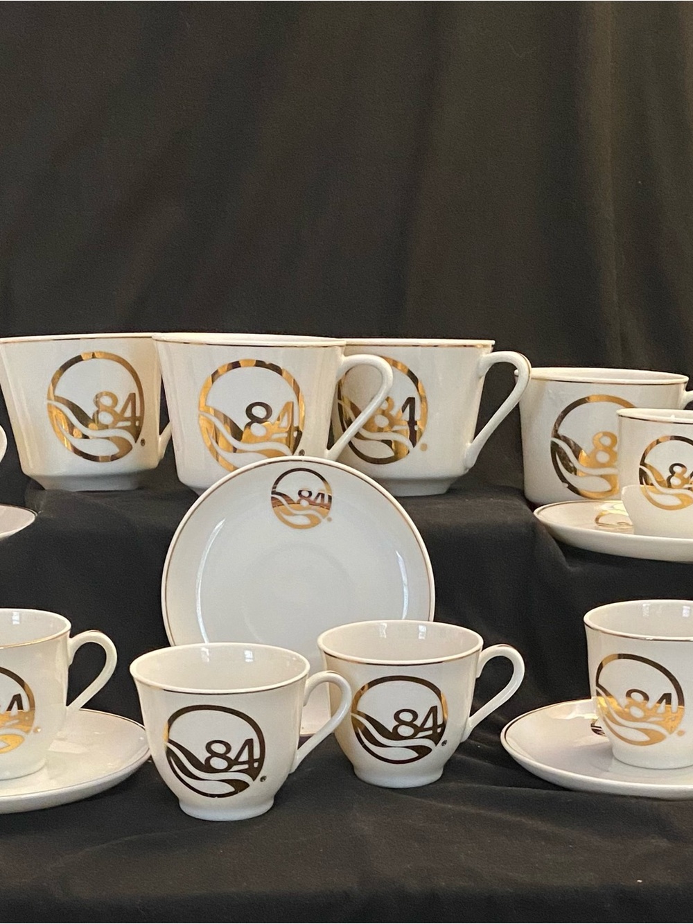 Vintage 1984 New Orleans World's Fair porcelain cups.